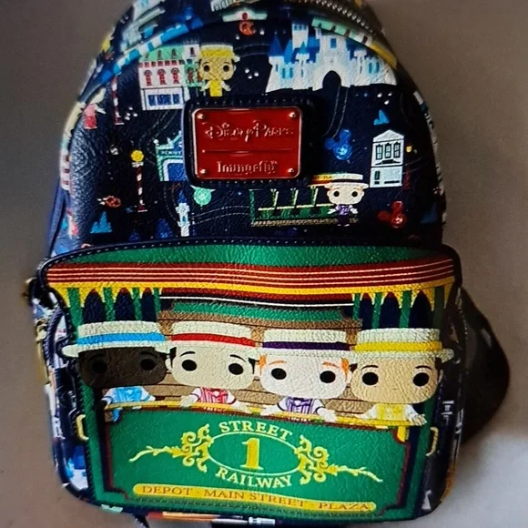 Dapper Dans Loungefly Mini Backpack – Main Street U.S.A. Disney Parks Main Street USA Dapper Dans Loungefly Mini  main image 4